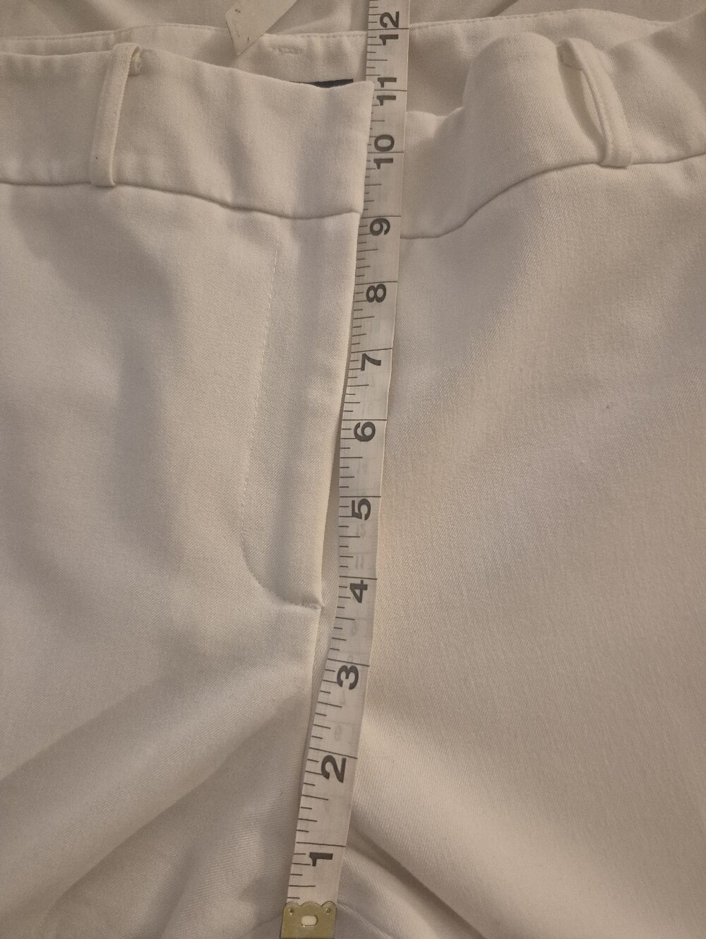 Jones NY | Classic Wide-Leg Cream Trousers - Picture 6 of 7
